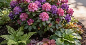 Co posadzić obok rododendrona? Najlepsze rośliny dla harmonijnego ogrodu