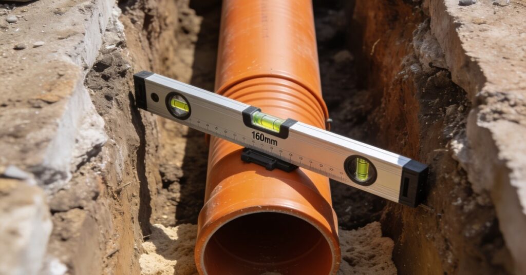 Minimalny spadek dla rury 160 mm: jak poprawnie wykonać instalację?