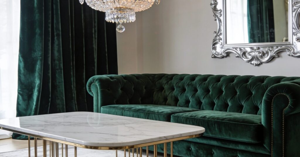 Styl glamour: jak urządzić eleganckie wnętrze w Twoim domu?